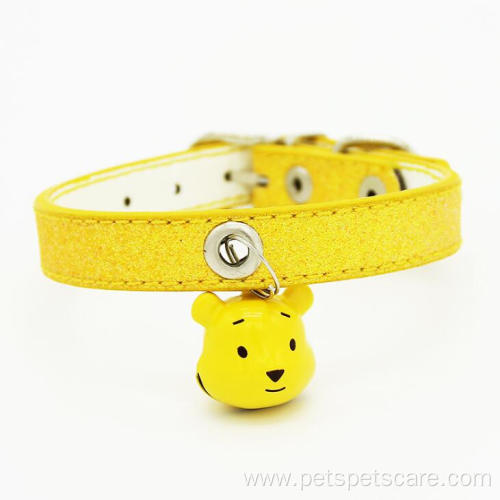 New luxury cute small pet collar with bell